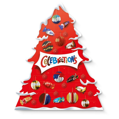 Celebrations Chocolate Christmas Tree Advent Calendar 215g