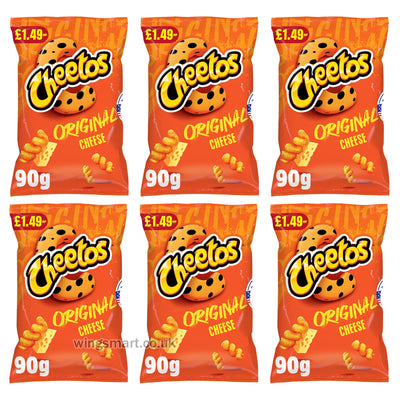 Cheetos Twisted Cheese Corn Puffs Sharing Crisps 90g PMP