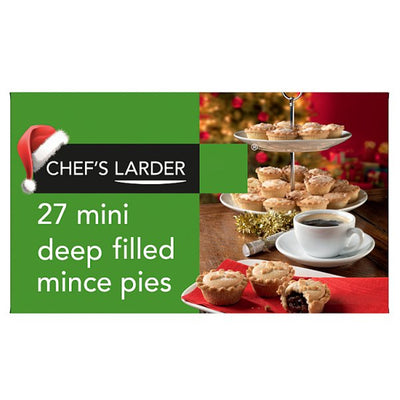 Chef's Larder 27 Mini Deep Filled Mince Pies