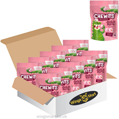 Chewits Strawberry Juicy Bites 115g (Box of 10)