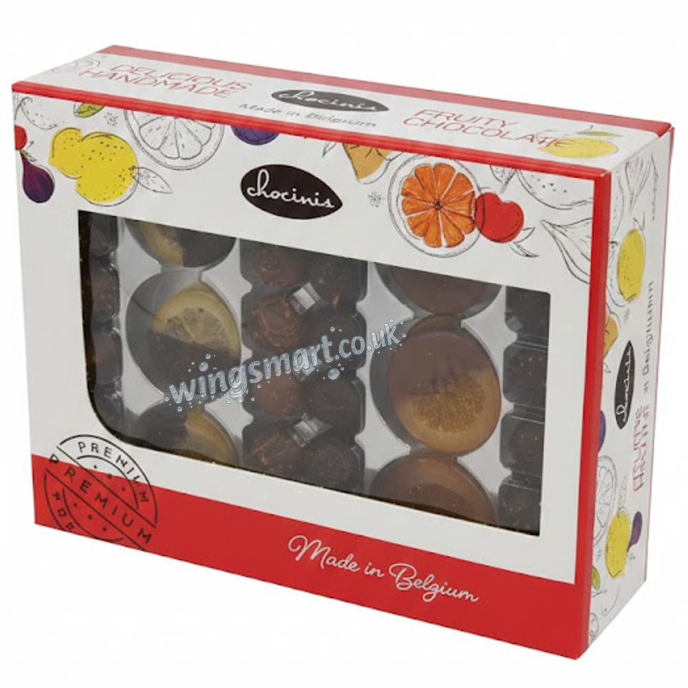 Duva Chocinis Premium Handmade Chocolate Dipped Fruits - Made in Belgium (555g)
