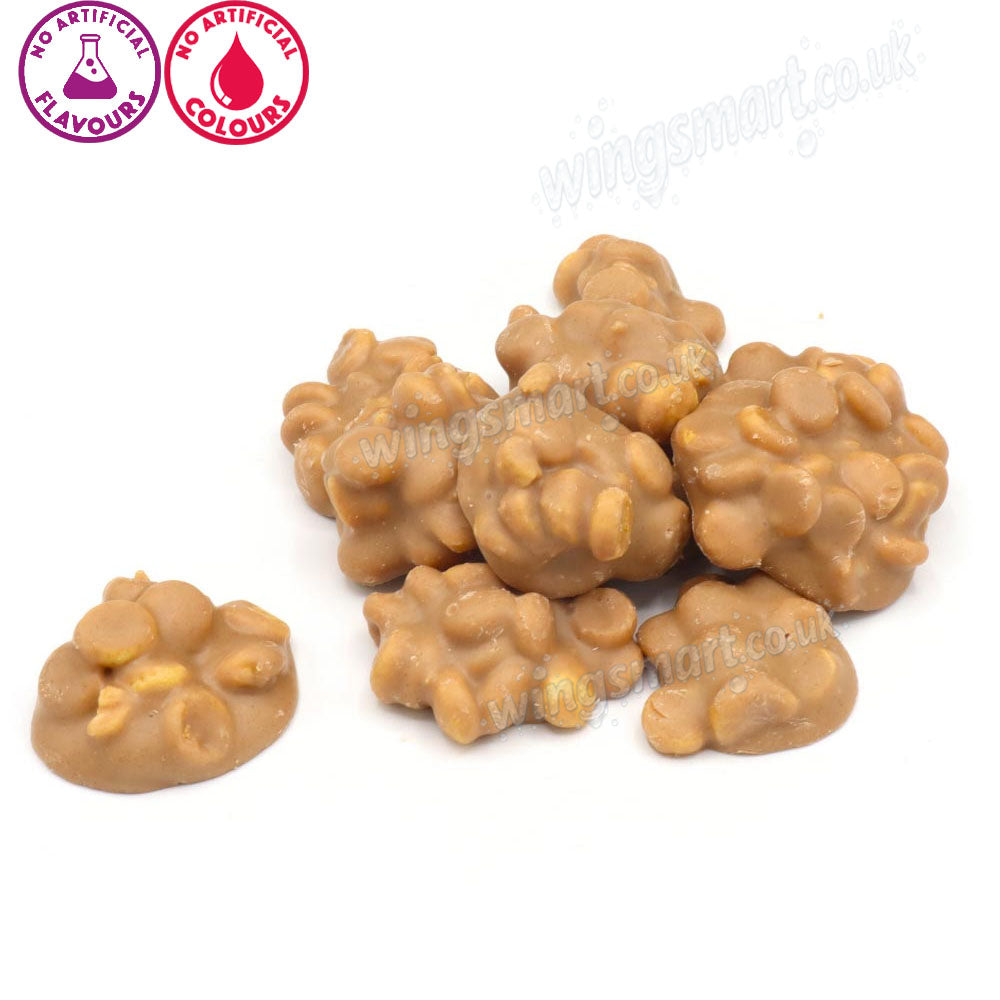 Kingsway Assorted Chocolate Clusters 2kg Box – Peanut, Coconut, Cookie & Fudge, Apple Pie & Salted Caramel