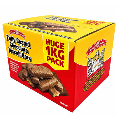 Fully Coated Chocolate Biscuit Bars Assorted Mix – 1kg Bulk Pack