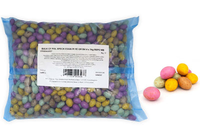 Chocolate Flavoured Speckled Mini Eggs Bag (1kg, 2kg, 3kg)