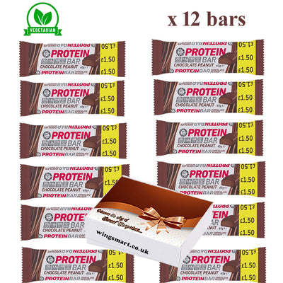 Euro Shopper High-Protein Bars 65g Chocolate Peanut & Salted Caramel