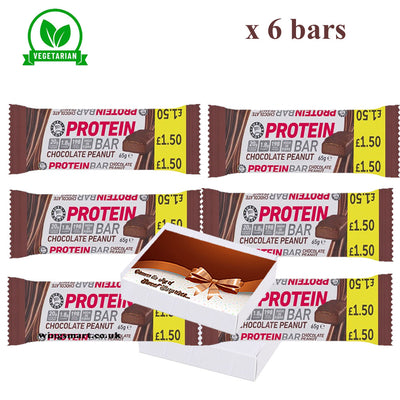 Euro Shopper High-Protein Bars 65g Chocolate Peanut & Salted Caramel