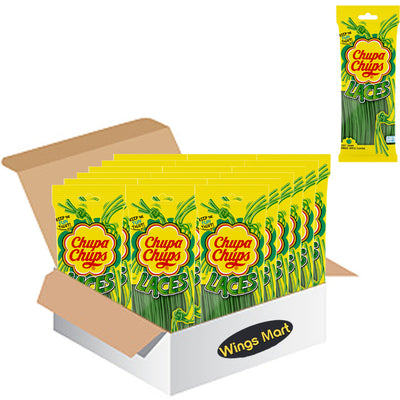 Chupa Chups Apple Laces Bag 90g (Box of 18)