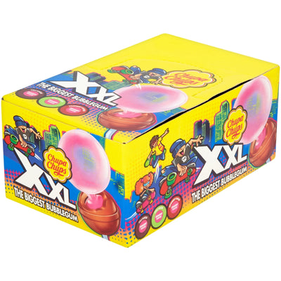 Chupa Chups XXL Bubblegum Filled Lollipops 30g (Box of 25)