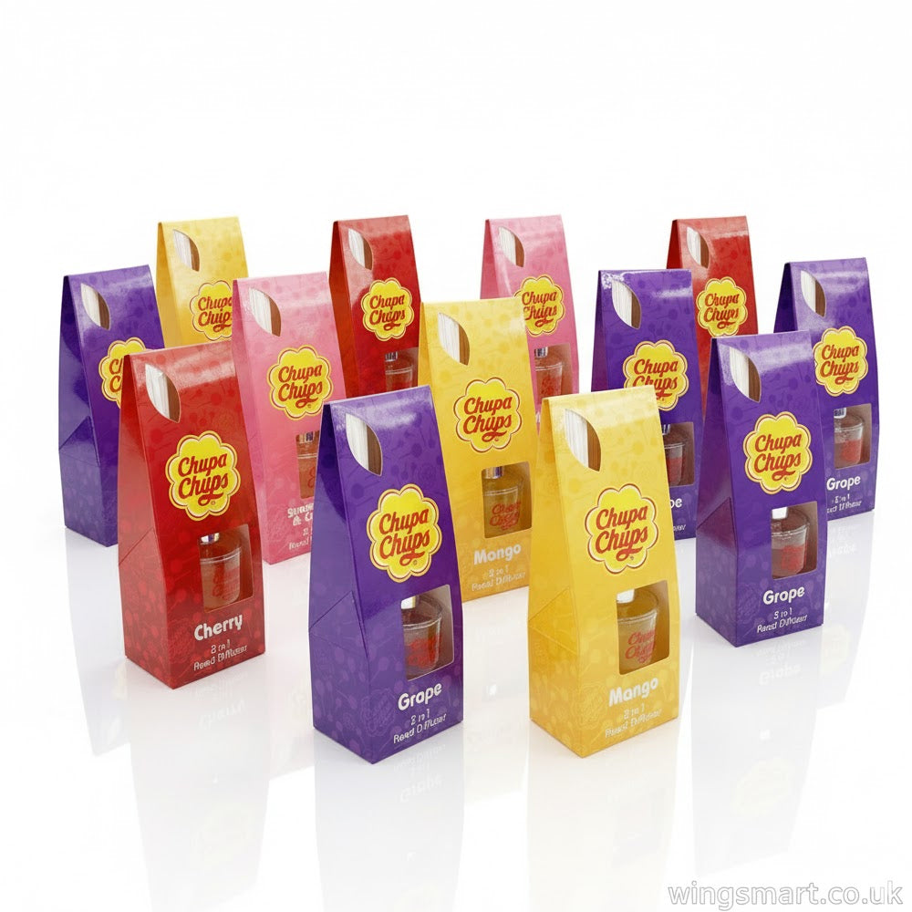 Chupa Chups Fruit Scented 2-in-1 Reed Diffuser 30ml – 24 Pack