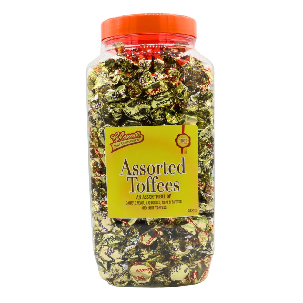 Cleeve's Assorted Toffees Jar 2kg