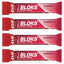 Clif Bloks Energy Chews Strawberry Flavour + Caffeine Bar 60g (Box of 4)
