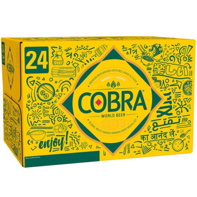 Cobra Premium World Lager Beer 24 x 330ml Bottle