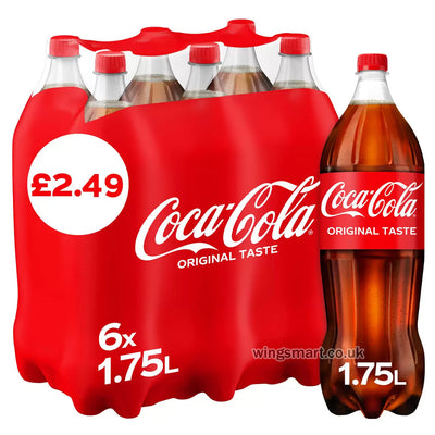 Coca-Cola Original Taste 1.75L PMP £2.69 (Pack of 6 )