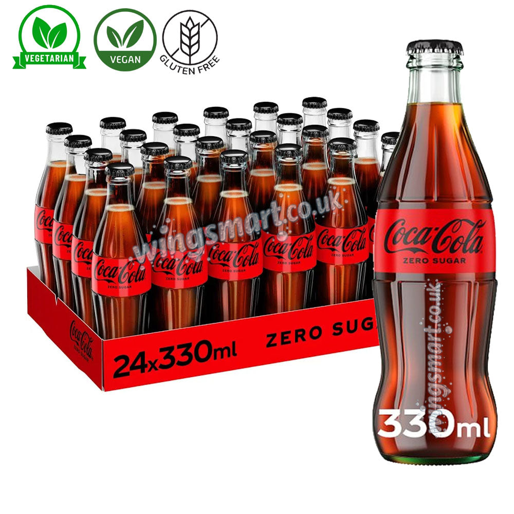 Coca-Cola Zero Sugar 24 x 330ml Bottles