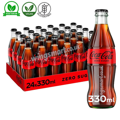 Coca-Cola Zero Sugar 24 x 330ml Bottles