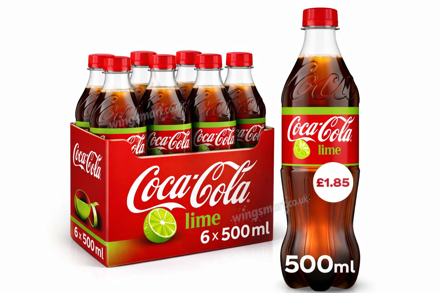 Coca-Cola Lime PMP 500ml Bottle – Refreshing Fizzy Soda Drink