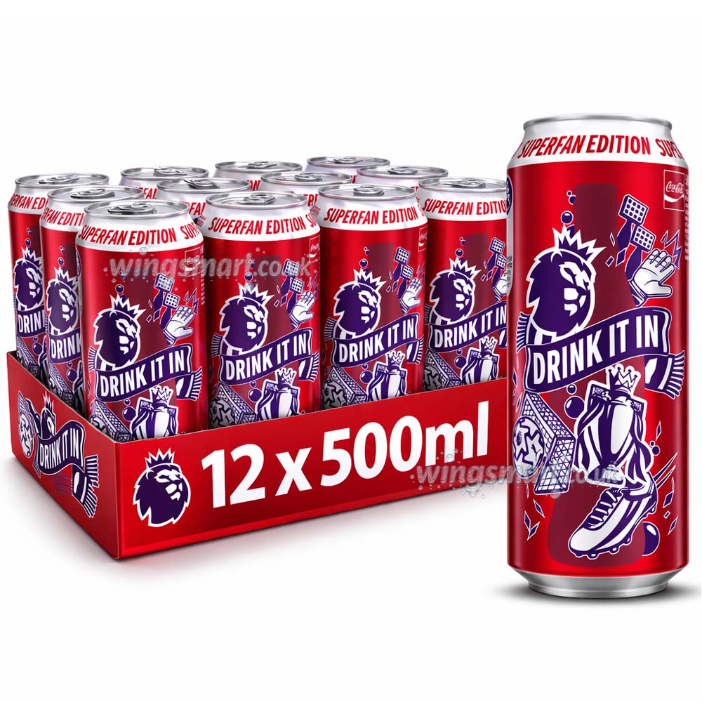 Coca-Cola Original Taste 500ml Can (Pack of 12)