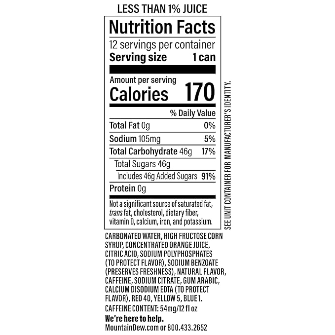 Mountain Dew Code Red Cherry (12 x 355ml Cans)