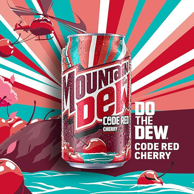 Mountain Dew Code Red Cherry (12 x 355ml Cans)