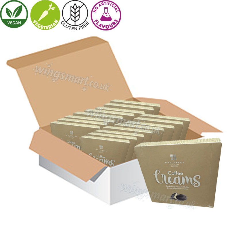 Whitakers Assorted Creams Chocolates 90g Box (box of 16)