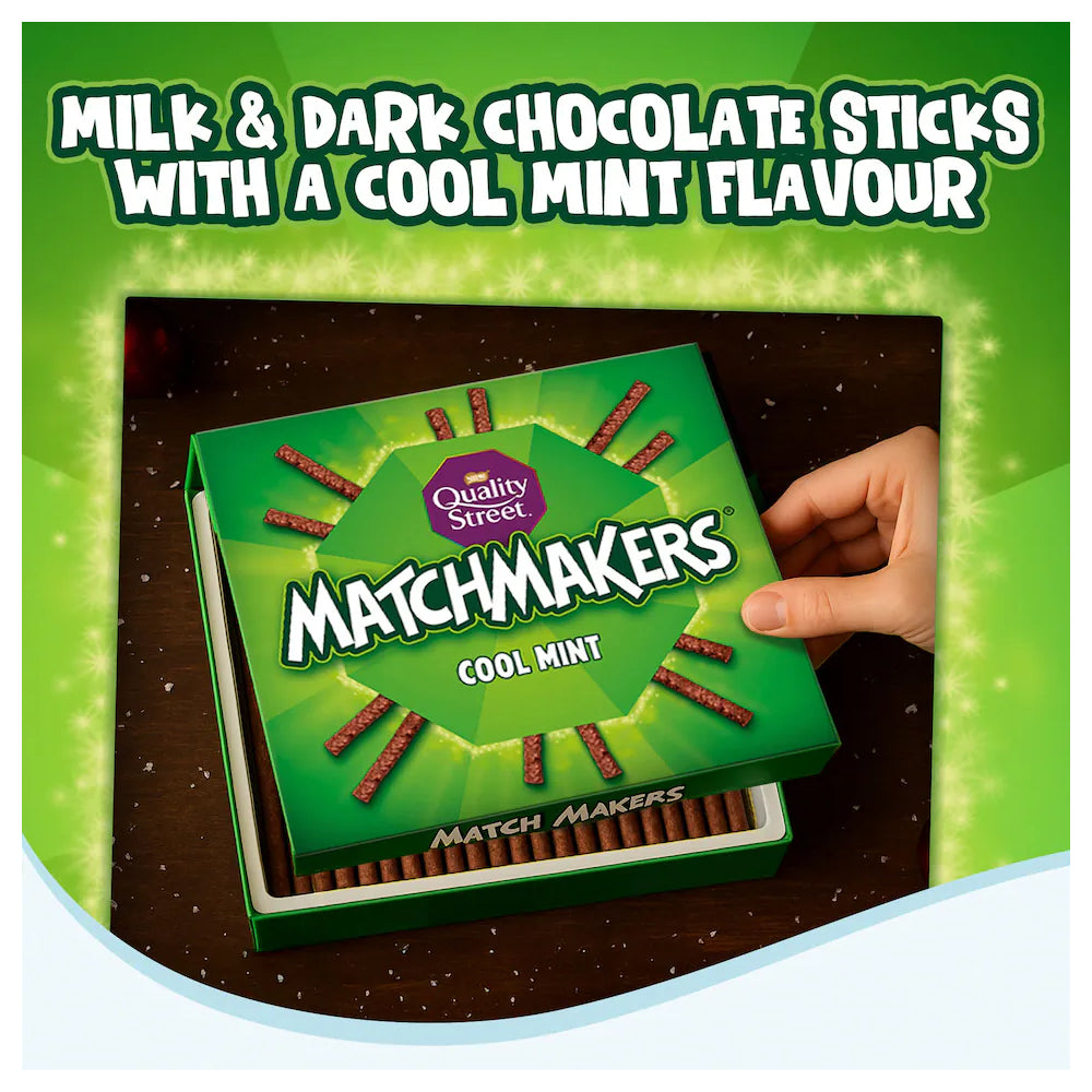 Quality Street Matchmakers Cool Mint Chocolate Box 120g(3 Packs)