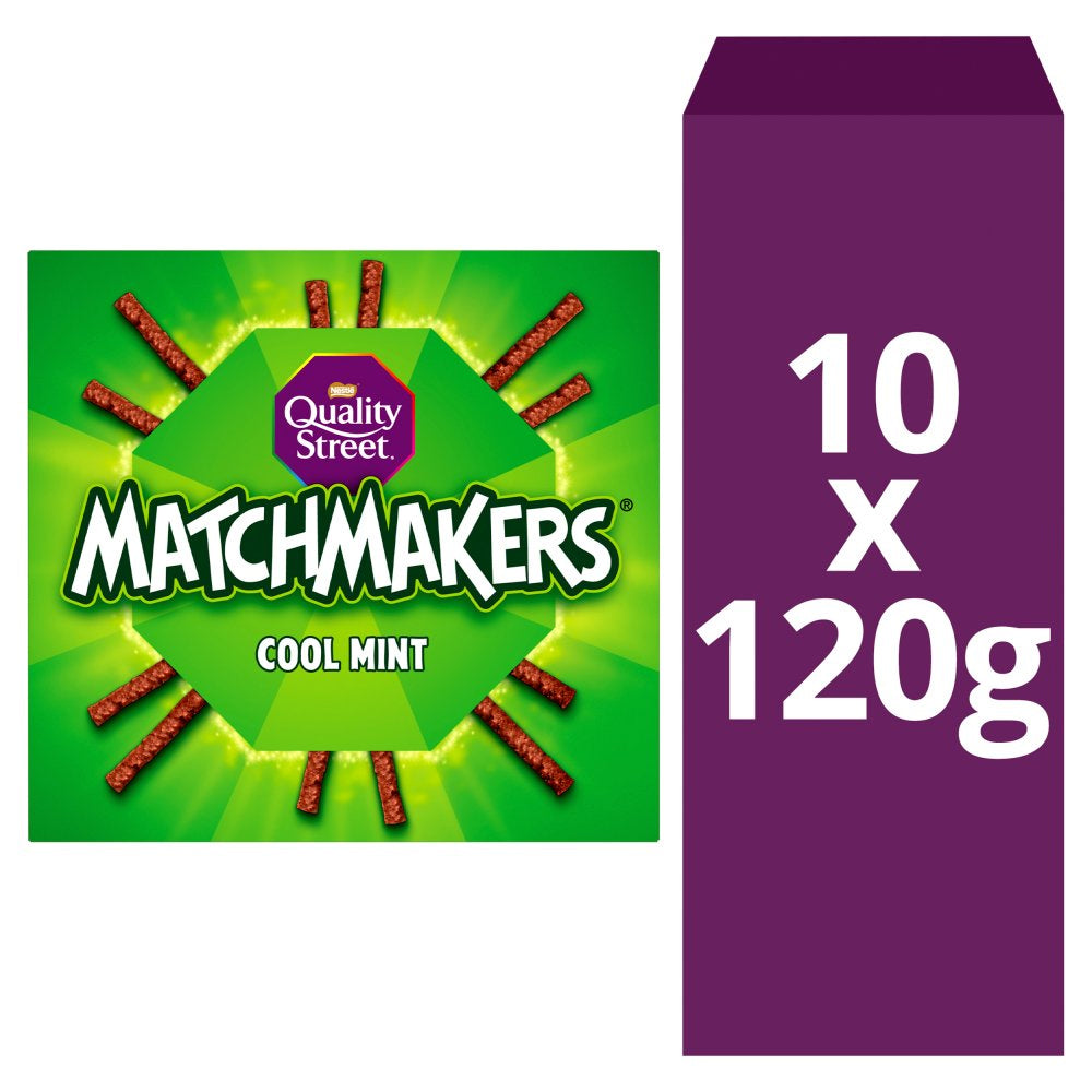Quality Street Matchmakers Mint Chocolate Box 120g (Pack of 10)