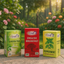 English Breakfast, Green Tea & Peppermint Herbal Infusion 25 Tea Bags 50g