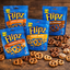 Flipz Cinnamon Bun & Peanut Butter Pretzels 80g PMP Sweet Coated Snacks (box of 12 packs)