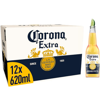 Corona Extra Premium Lager Beer Bottle 620ml (Box of 12)