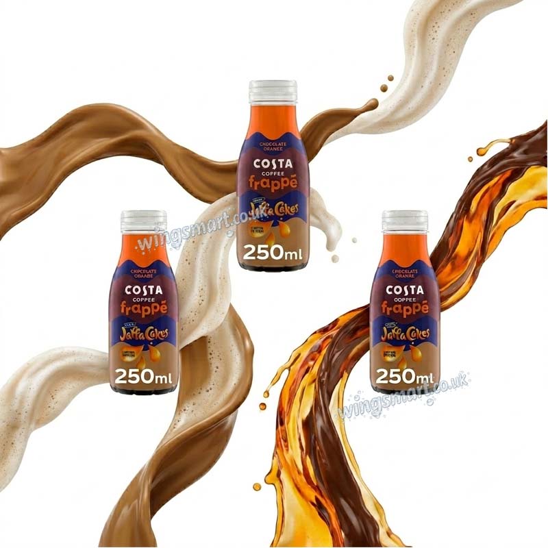 Costa Coffee Jaffa Cakes Chocolate Orange Frappe Iced Coffee 250ml Bottles (6 & 12 Pack)