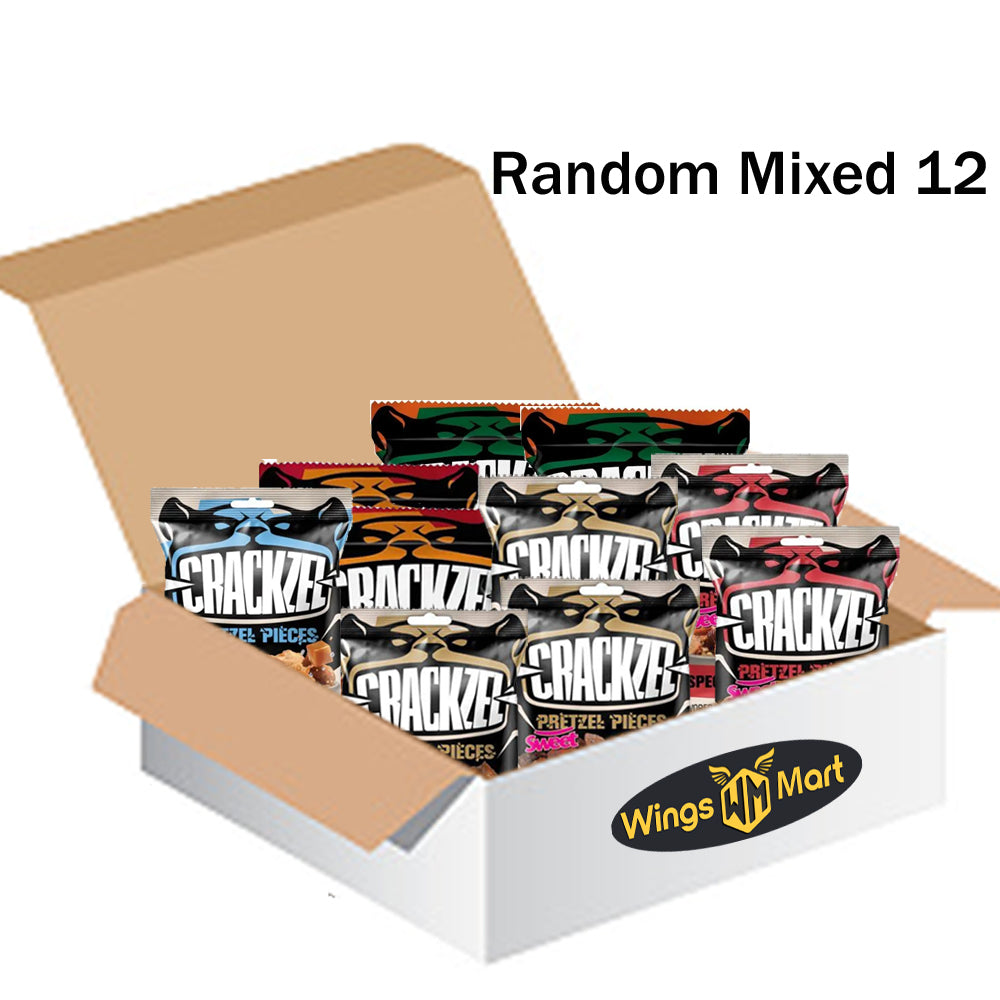 Crackzels Crunchy Pretzel Pieces – Assorted Flavours 85g