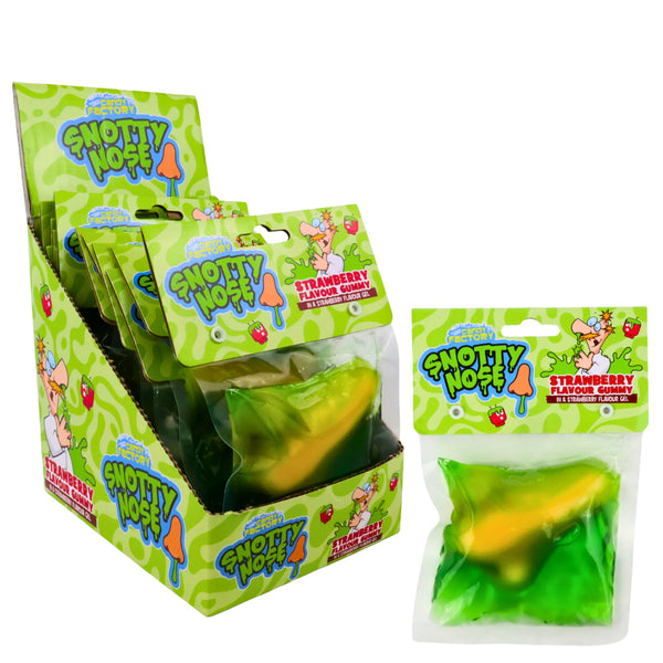 Crazy Candy Factory Snotty Nose 120g – 12 Pack Fun Candy – WingsMart