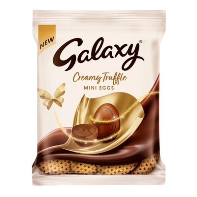 Galaxy Truffles Milk Chocolate Easter Mini Eggs Bag 80g (Box of 22)