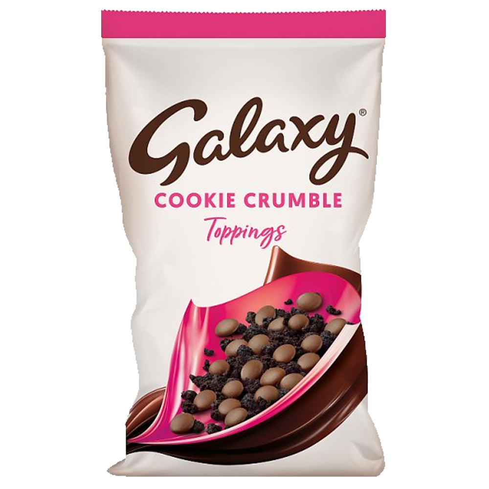 Galaxy Cookie Crumble Chocolate Toppings 500g | Premium Dessert & Milkshake Topping