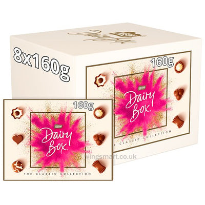 Dairy Box Milk Chocolate Box 160g (Pack of 8)