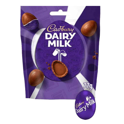 Cadbury Dairy Milk Mini Chocolate Easter Egg Bag 77g (Box of 18)