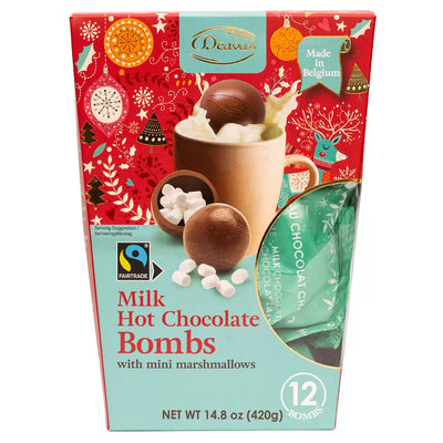 Deavas Milk Hot Chocolate Bombs, 12 Pack