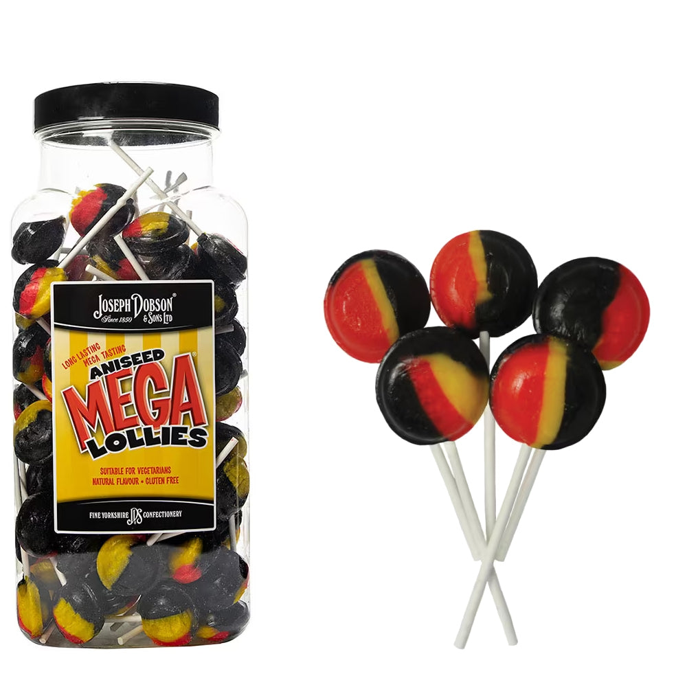 Dobsons Mega Lollies Variety Jars 1.9kg