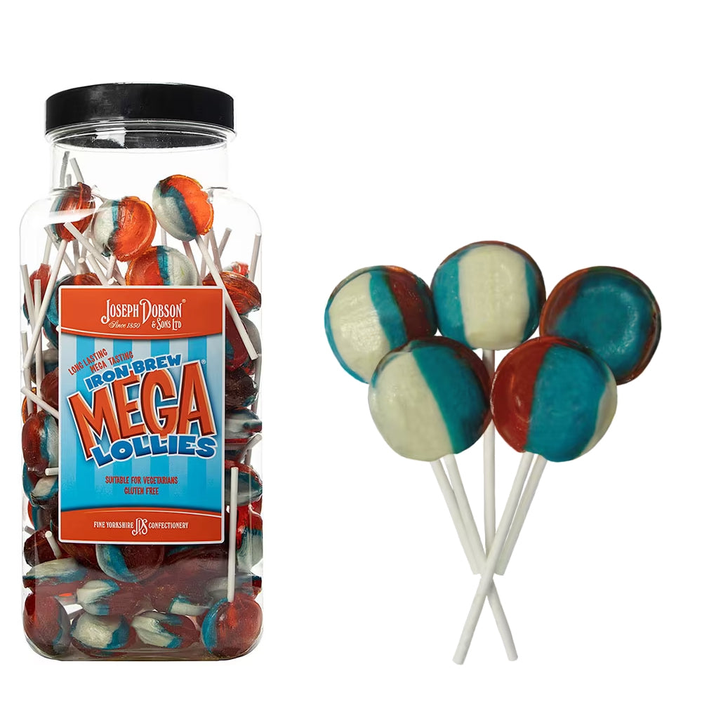 Dobsons Mega Lollies Variety Jars 1.9kg