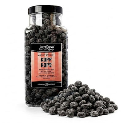 Dobsons Kopp Kops Aniseed Liquorice Boiled Sweets Jar 3kg