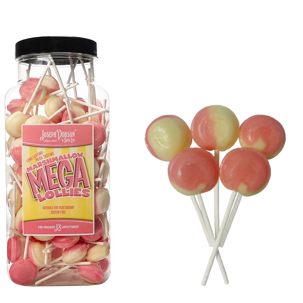 Dobsons Mega Lollies Variety Jars 1.9kg