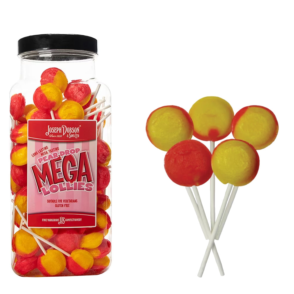 Dobsons Mega Lollies Variety Jars 1.9kg