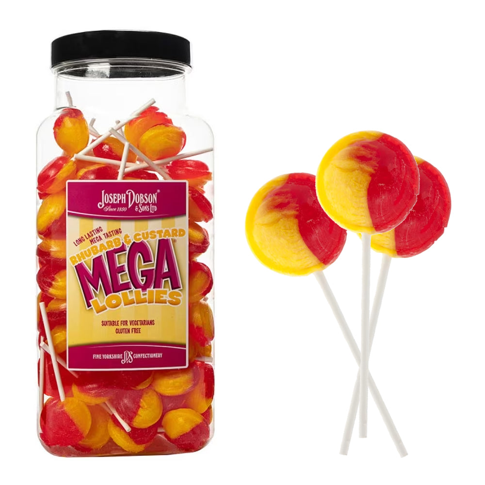 Dobsons Mega Lollies Variety Jars 1.9kg