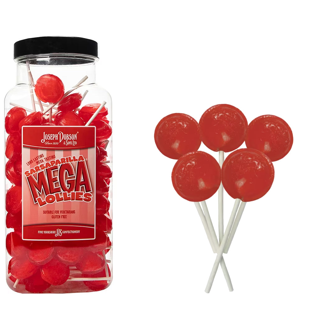 Dobsons Mega Lollies Variety Jars 1.9kg