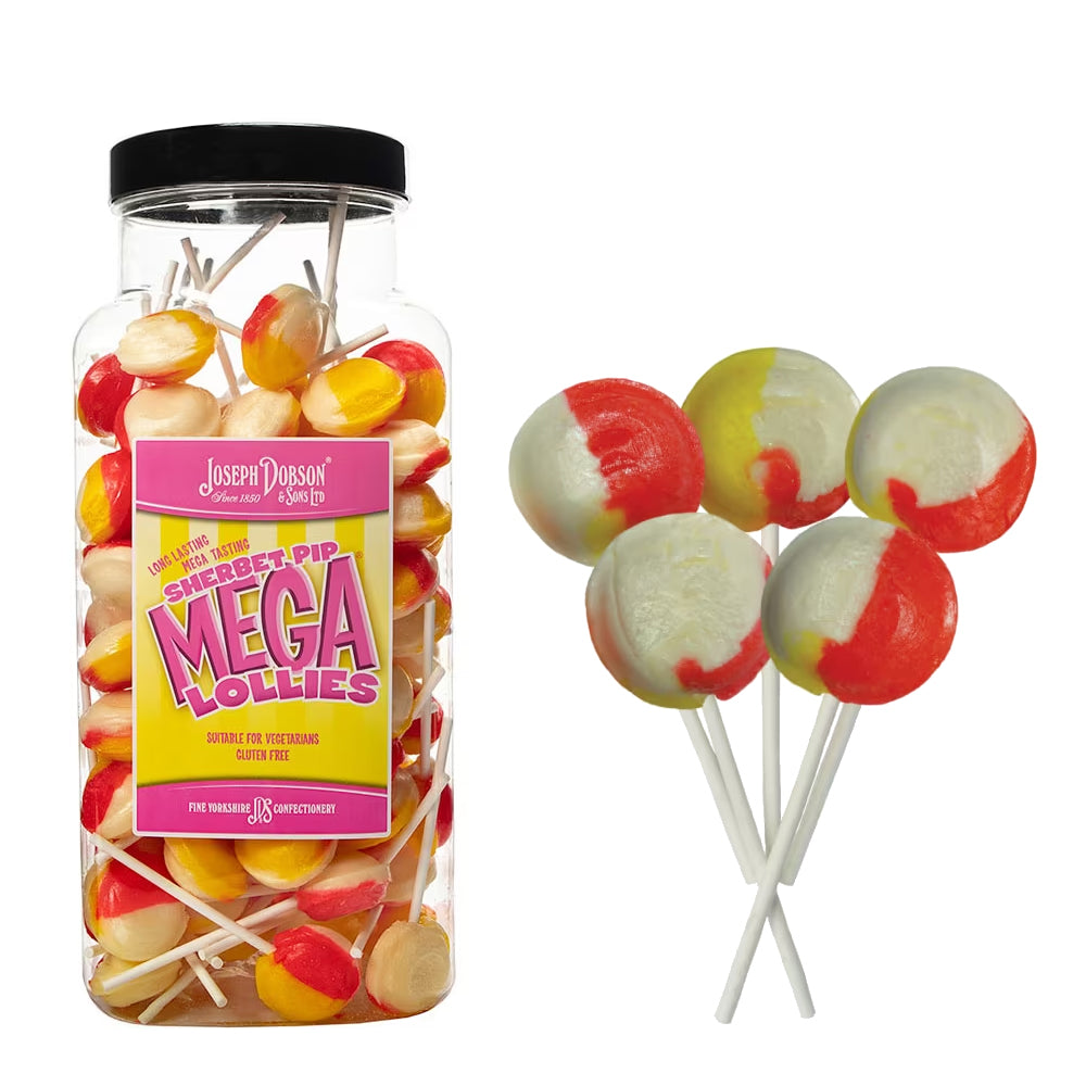 Dobsons Mega Lollies Variety Jars 1.9kg