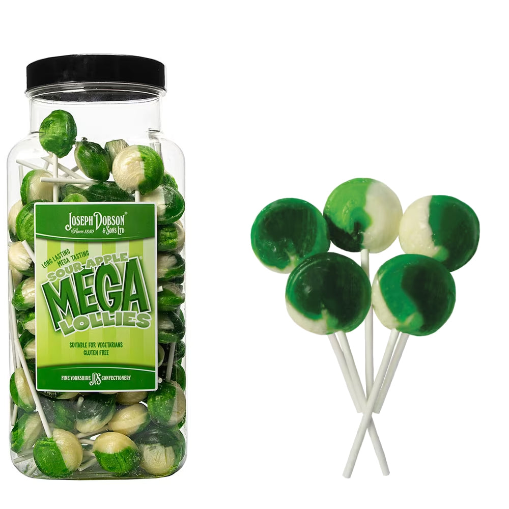 Dobsons Mega Lollies Variety Jars 1.9kg