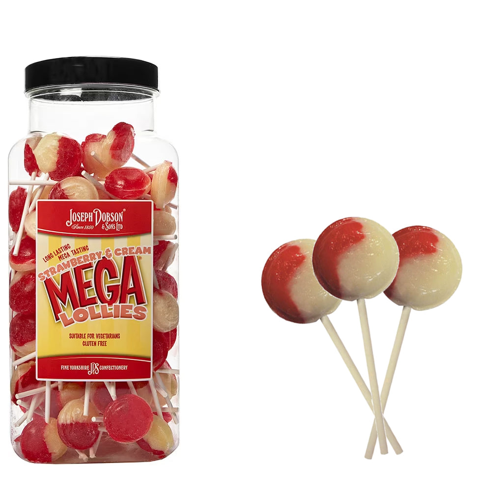 Dobsons Mega Lollies Variety Jars 1.9kg