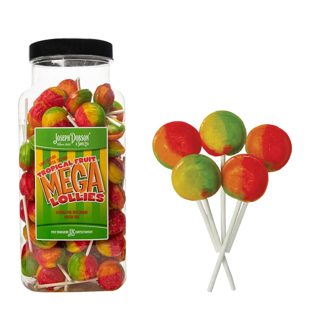 Dobsons Mega Lollies Variety Jars 1.9kg