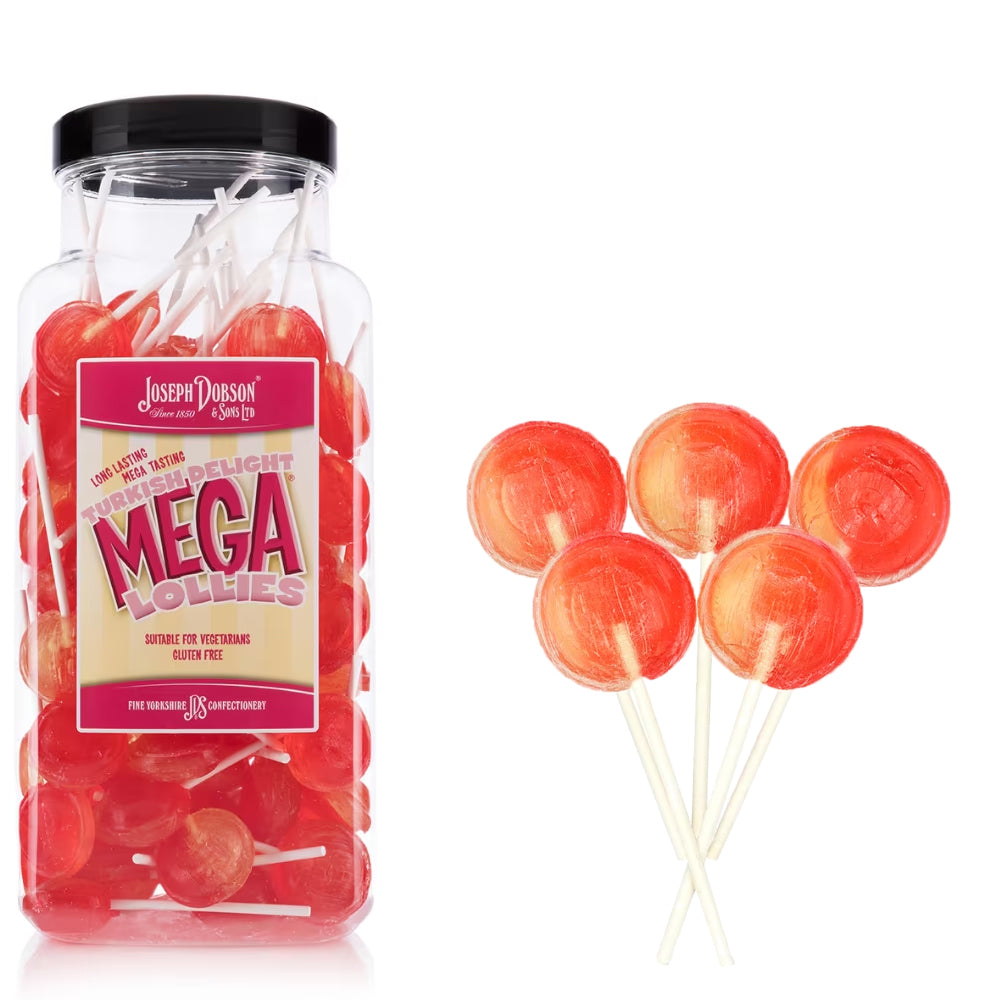 Dobsons Mega Lollies Variety Jars 1.9kg