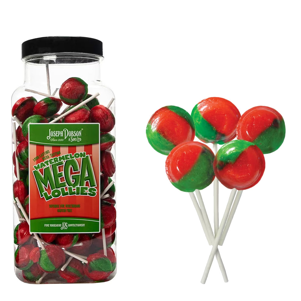 Dobsons Mega Lollies Variety Jars 1.9kg